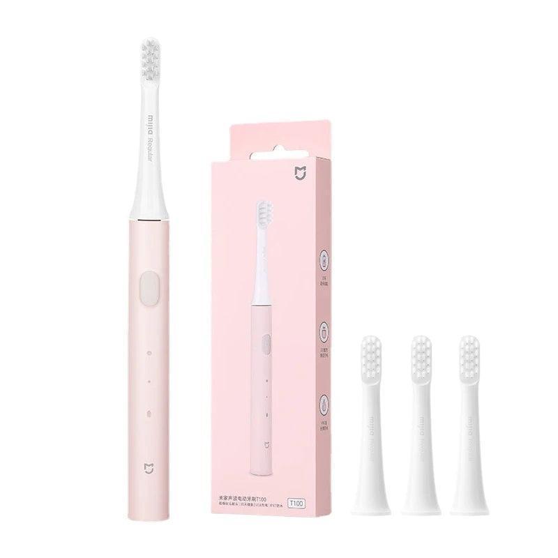 Rožinis Xiaomi Mijia T100 Elektrinis dantų šepetėlis - GerasDaiktas.lt